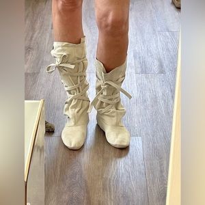 Suede boots super soft size 39 eu. Artisanal made in Italy